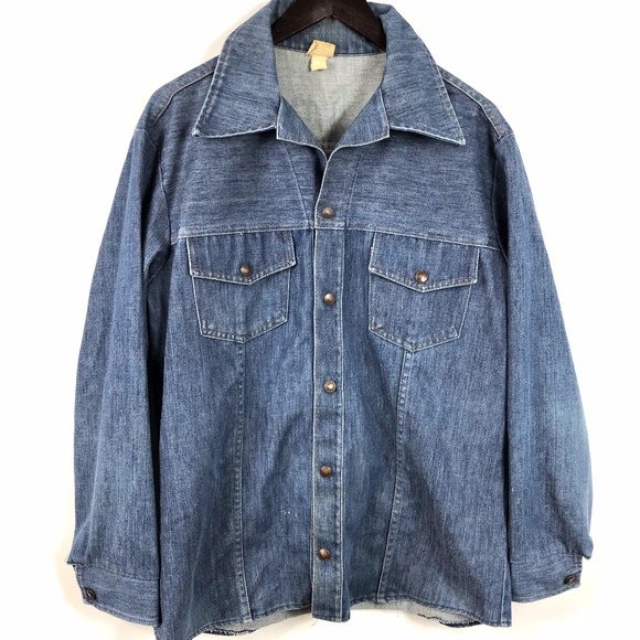 Vintage Jean Jacket Size M/L - Picture 1 of 6